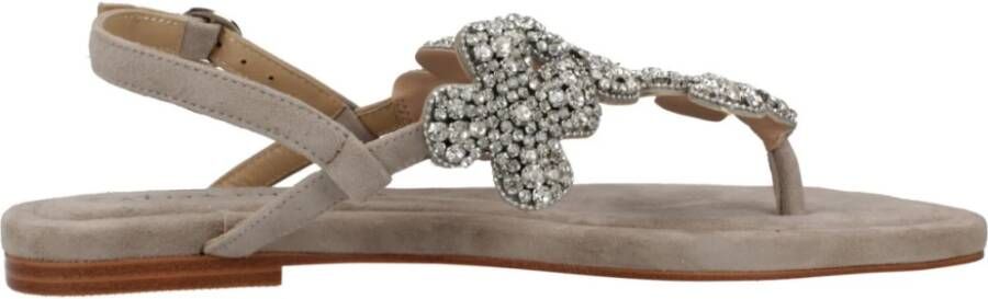 Alma EN Pena Stijlvolle platte sandalen met stenen