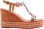 Alma en Pena Stijlvolle Wedges voor modebewuste vrouwen Orange Dames - Thumbnail 2