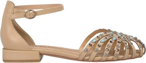 Alma EN Pena Studded cage sandal