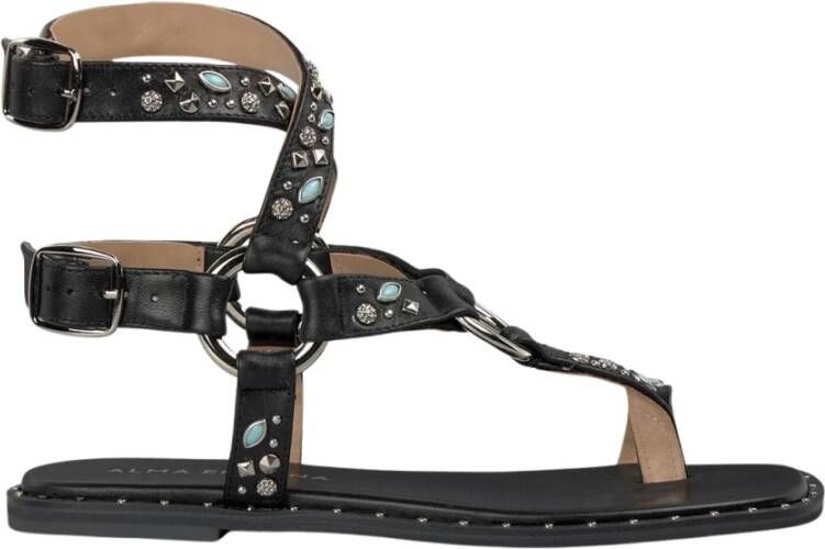 Alma EN Pena Studded toe sandal