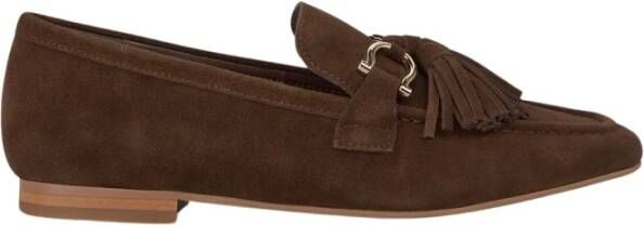 Alma en Pena Tassel Loafers Brown Dames