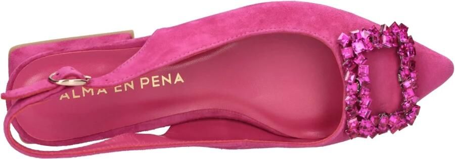 Alma en Pena Platte Schoen Broche Pink Dames - Foto 4