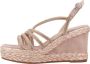 Alma en Pena Rhinestone Sleehak Sandaal Pink Dames - Thumbnail 4