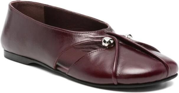 Alohas Bordeaux Ballerina's voor Vrouwen