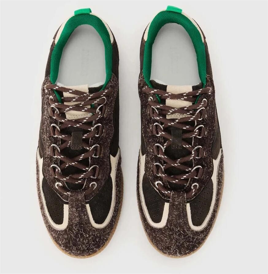 ALOHAS Tb.490 Trek Bruin Leren Sneakers Brown Dames