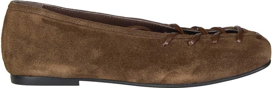 Alohas Bumi Suede Ballerina Allacciata