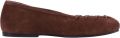 ALOHAS Bumi Suede Leren Ballerina's - Bruin