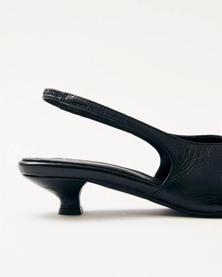 Alohas Eros Zwarte Leren Pumps - Foto 2