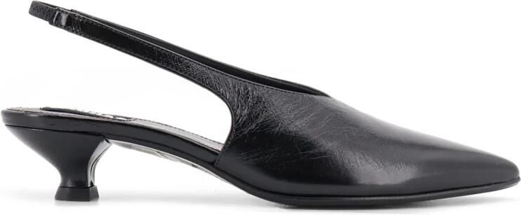 Alohas Eros Zwarte Leren Pumps