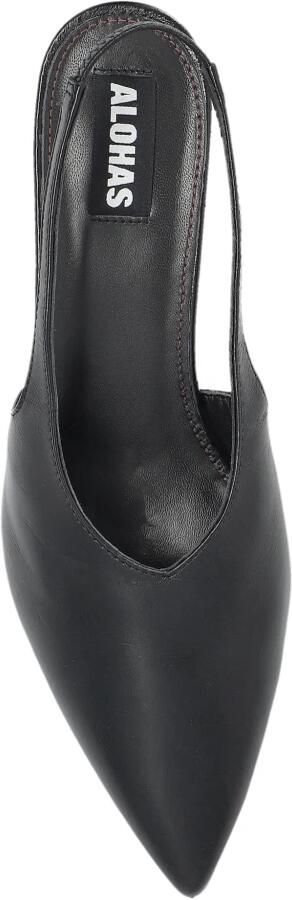 Alohas Eros Zwarte Leren Pumps - Foto 2