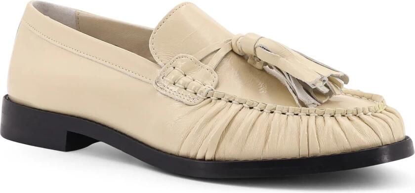 Alohas Leren platte schoenen met kwastjes