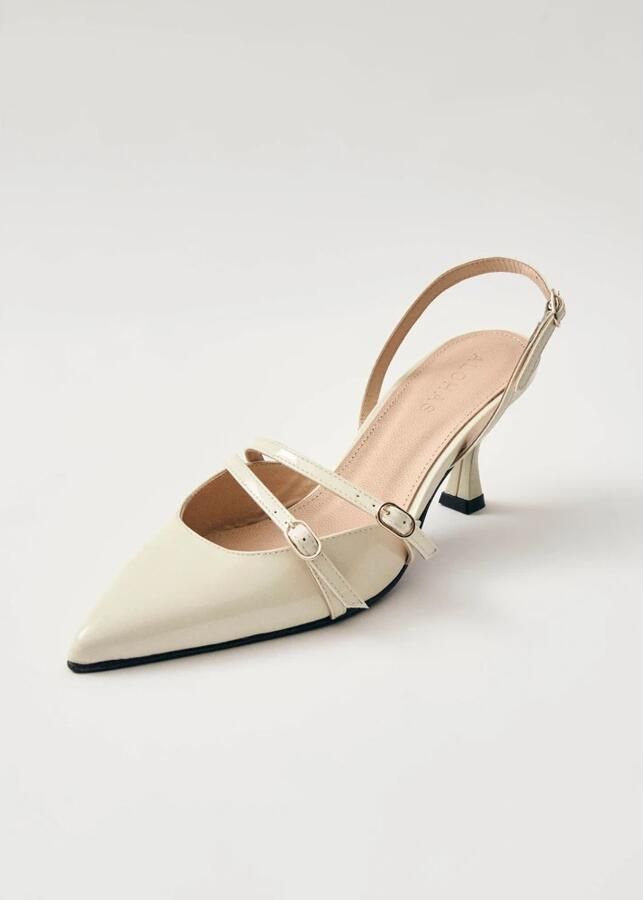 Alohas Onix Cream Lederen Pumps