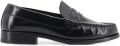 ALOHAS Rivet Leren Loafers - Zwart