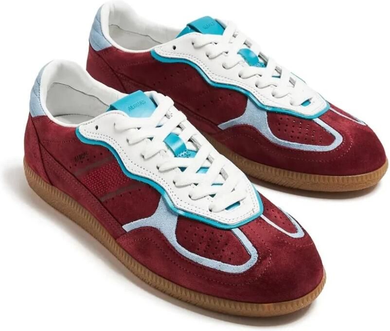 ALOHAS Rode Veterschoenen Rubberen Zool - Foto 3