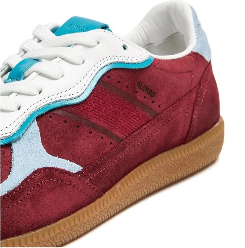 ALOHAS Rode Veterschoenen Rubberen Zool - Foto 2