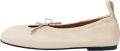 ALOHAS Rosalind Crème Leren Ballet Flats White Dames - Beige