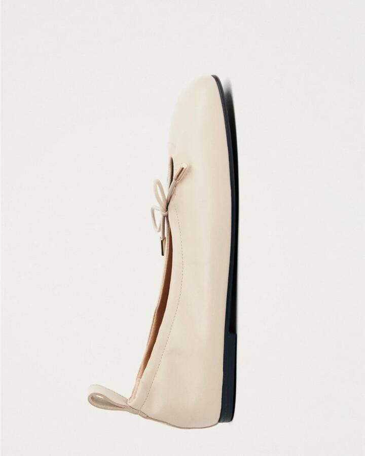 ALOHAS Rosalind Crème Leren Ballet Flats White Dames - Foto 5