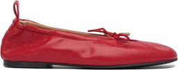 ALOHAS Rosalind Rode Leren Ballet Flats Red Dames