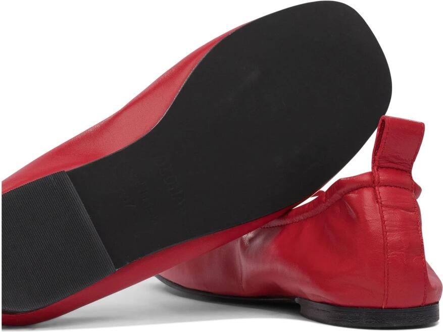 ALOHAS Rosalind Rode Leren Ballet Flats Red Dames - Foto 3