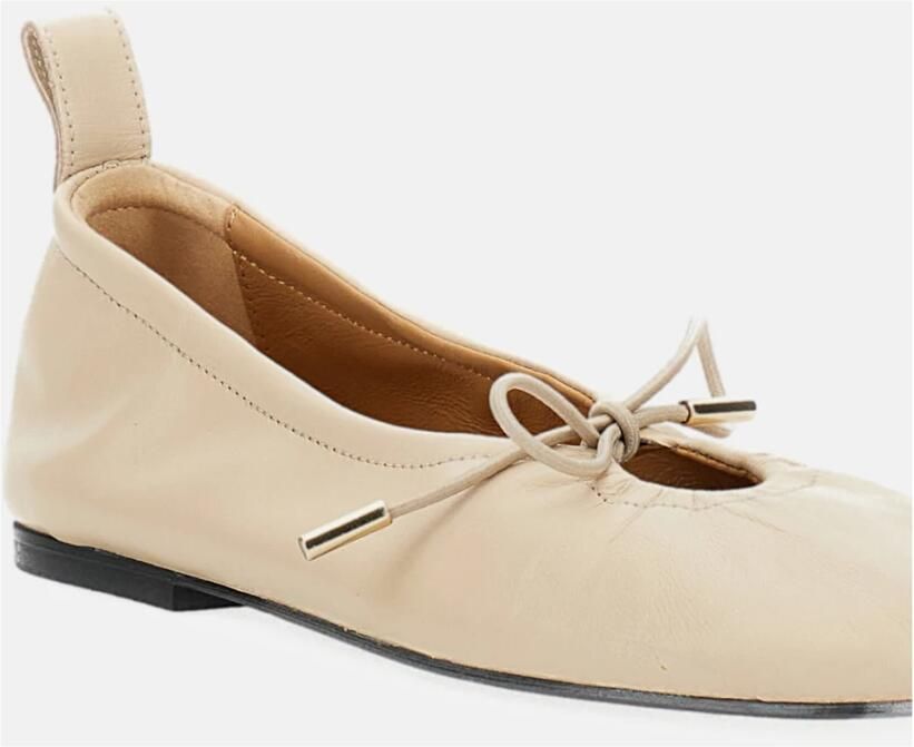 ALOHAS Rosalind Crème Leren Ballet Flats White Dames - Foto 3