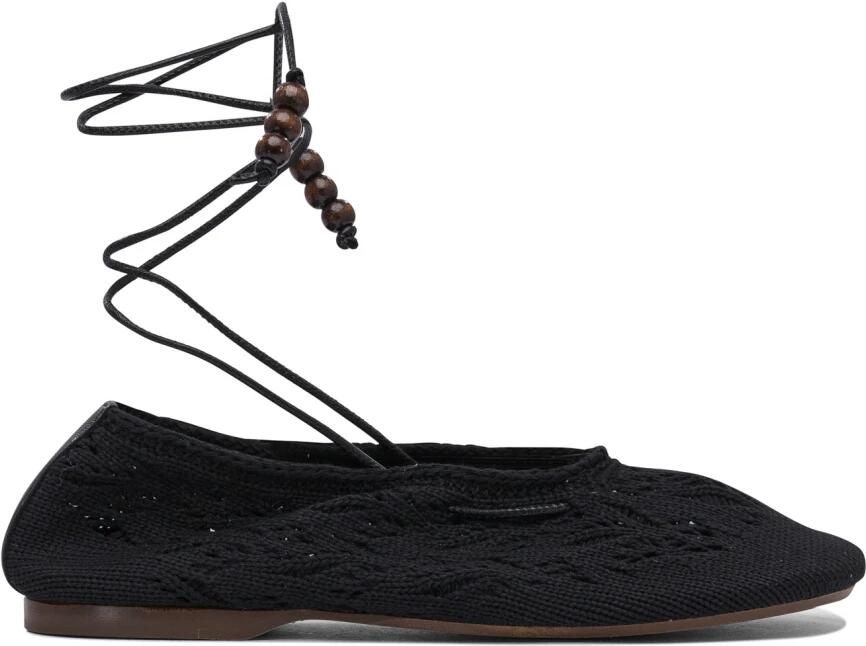 ALOHAS Rozemarijn gehaakte balletflats Black Dames - Foto 3