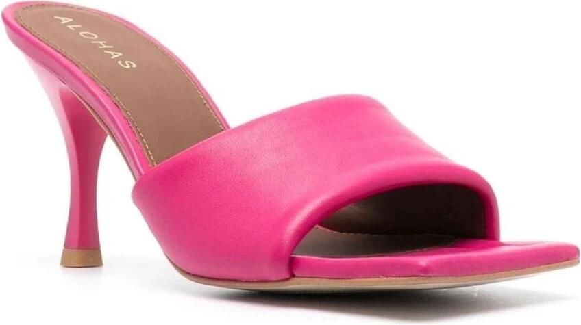 ALOHAS Roze Puffy Mules Platte Sandalen - Foto 2