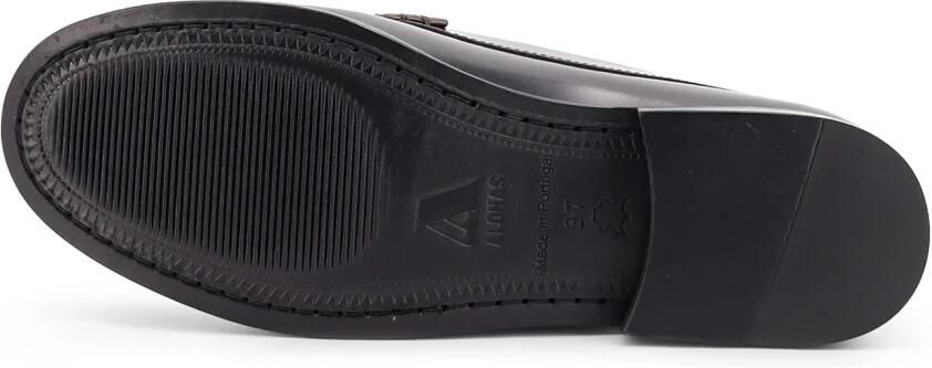 ALOHAS Rivet Geborsteld Koffiebruin Leren Loafers Brown Dames - Foto 4