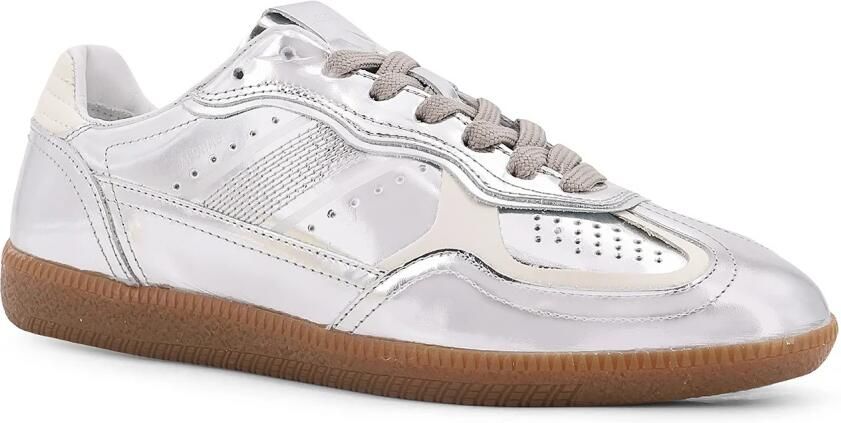Alohas Tb.490 Rife Shimmer Zilver Crème Leren Sneakers