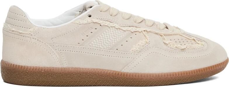 ALOHAS Suède en gehaakte sneakers