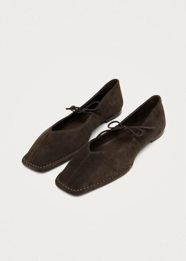 Alohas Cederbruine Vierkante Platte Schoenen - Foto 5