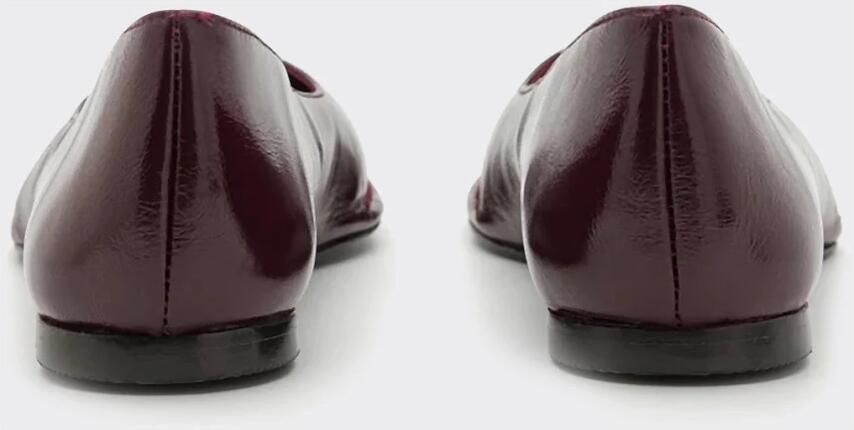 ALOHAS Sway Leren Ballet Flats Red Dames - Foto 4