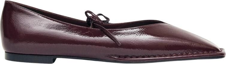 ALOHAS Sway Leren Ballet Flats Red Dames - Foto 3