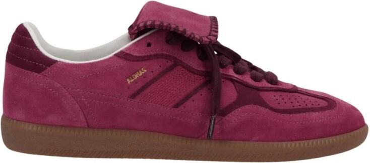 ALOHAS Tb.490 Club Suede Framboos Leren Sneakers Pink Dames