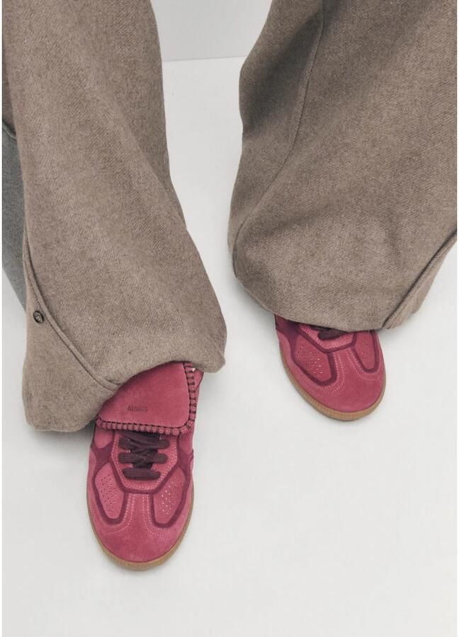 ALOHAS Tb.490 Club Suede Framboos Leren Sneakers Pink Dames - Foto 4