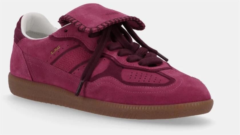 ALOHAS Tb.490 Club Suede Framboos Leren Sneakers Pink Dames - Foto 11
