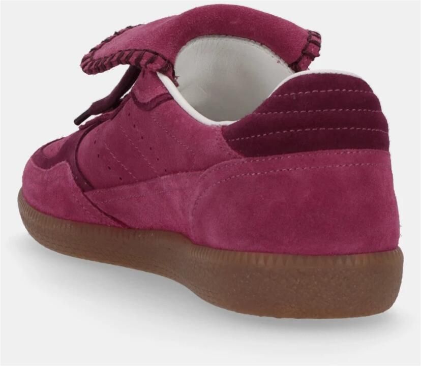 ALOHAS Tb.490 Club Suede Framboos Leren Sneakers Pink Dames - Foto 3