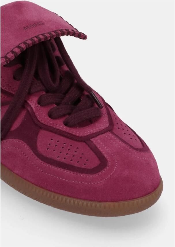ALOHAS Tb.490 Club Suede Framboos Leren Sneakers Pink Dames - Foto 10