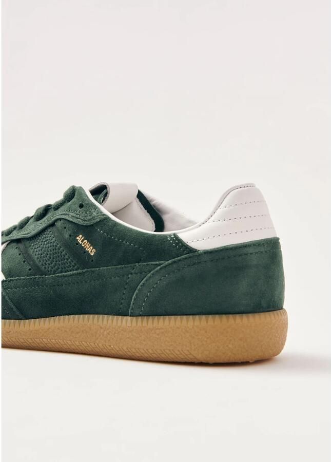 Alohas Tb.490 Rife Forest Green Leren Sneakers