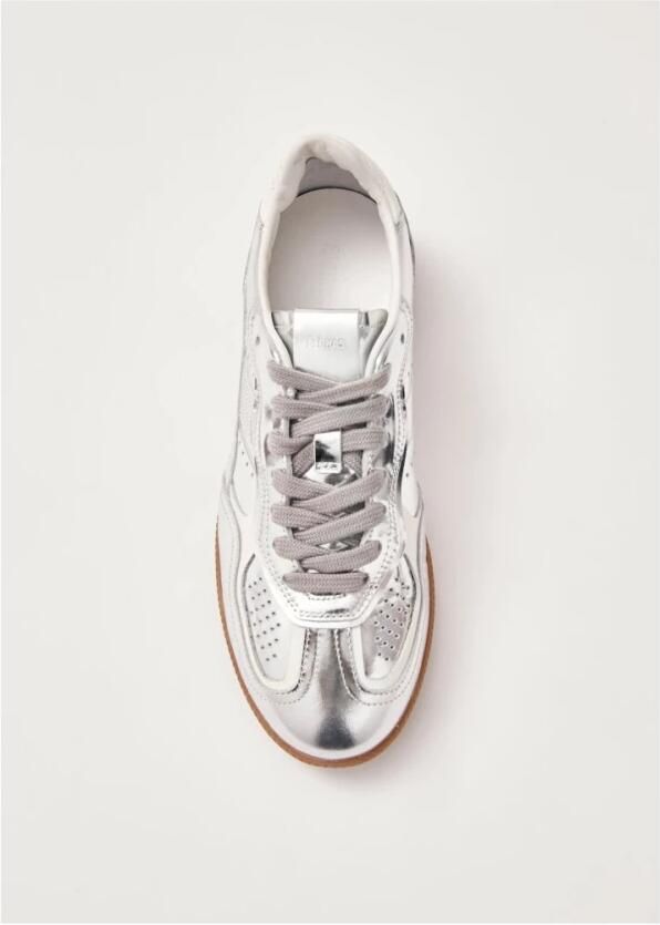Alohas Tb.490 Rife Shimmer Zilver Crème Leren Sneakers - Foto 8