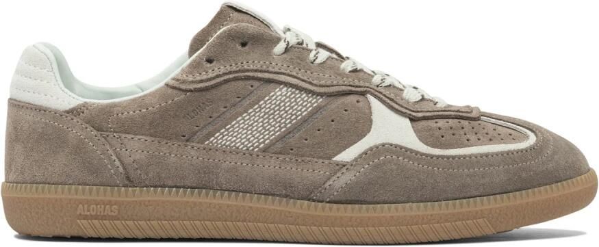 Alohas Tb.490 Rife Taupe Leren Sneakers