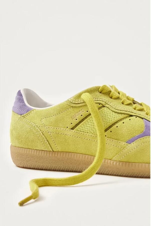 ALOHAS Tb.490 Rife Acid Groen Leren Sneakers Green Dames - Foto 2