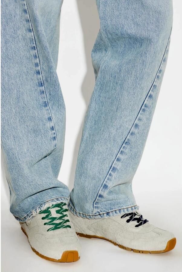 ALOHAS Tb.56 Suède Fuzzy Lichtgrijs Leren Sneakers - Foto 10