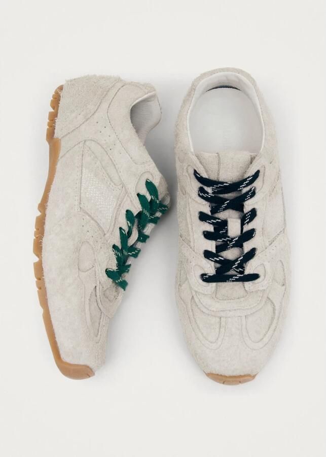 ALOHAS Tb.56 Suède Fuzzy Lichtgrijs Leren Sneakers - Foto 8
