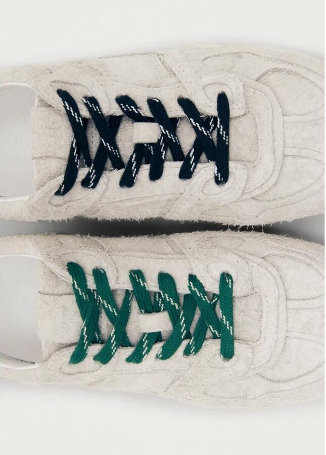 ALOHAS Tb.56 Suède Fuzzy Lichtgrijs Leren Sneakers - Foto 6