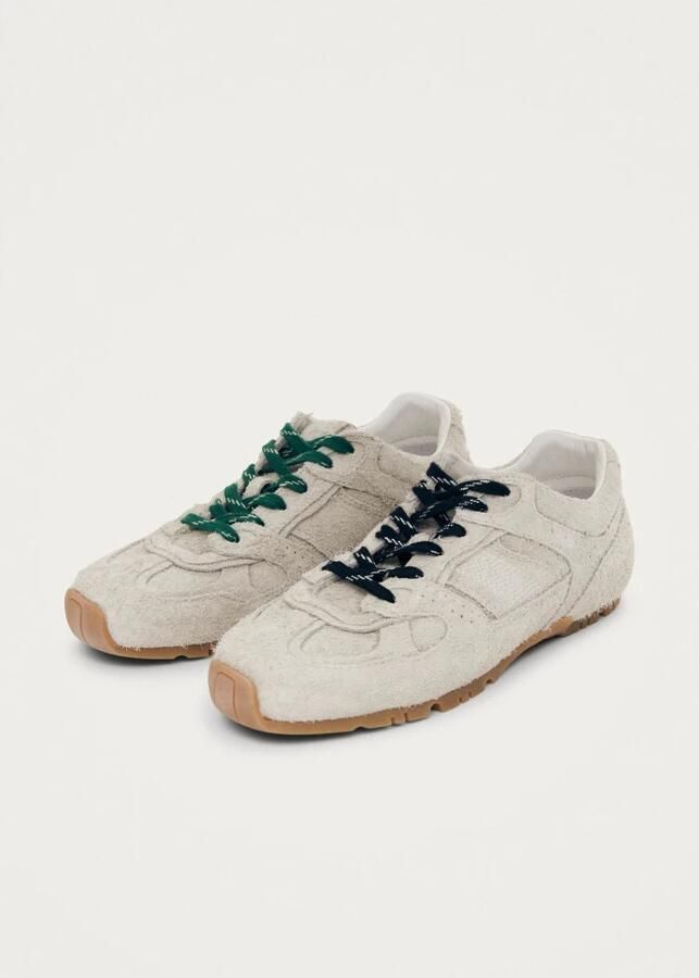 ALOHAS Tb.56 Suède Fuzzy Lichtgrijs Leren Sneakers - Foto 9