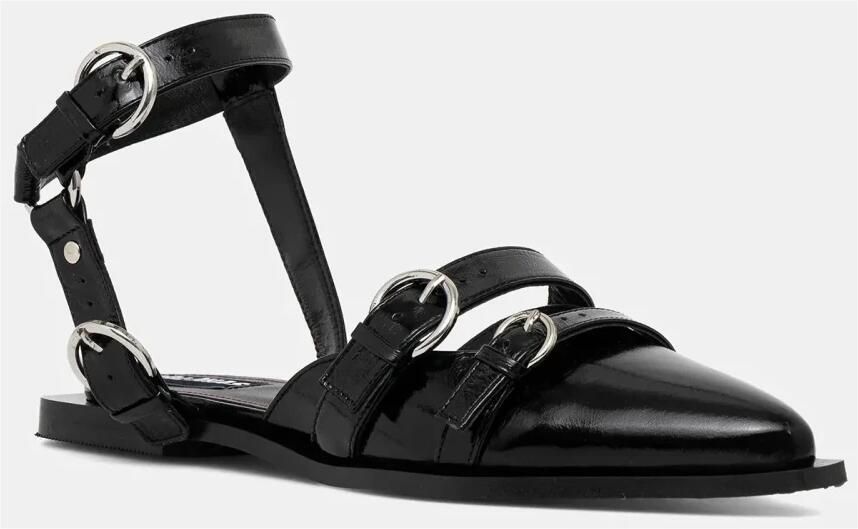 ALOHAS Thalara Onix Zwart Leren Ballet Flats Black Dames - Foto 4