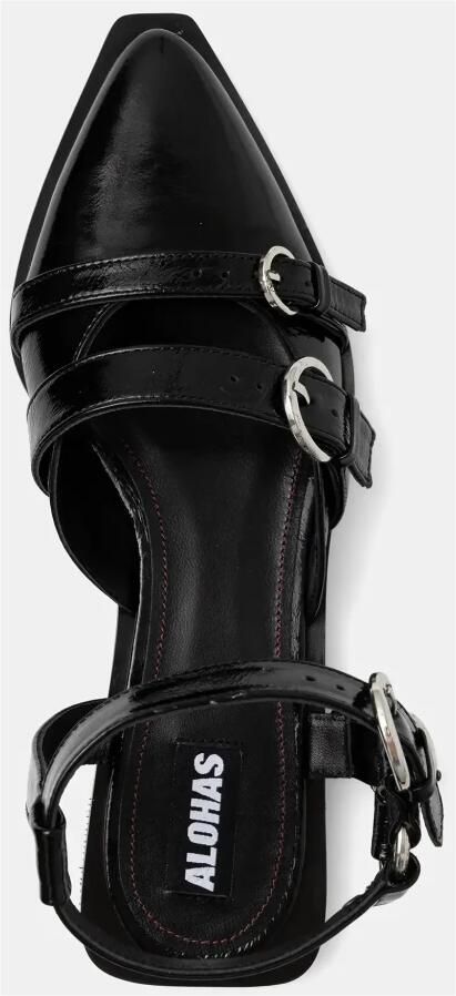 ALOHAS Thalara Onix Zwart Leren Ballet Flats Black Dames - Foto 5