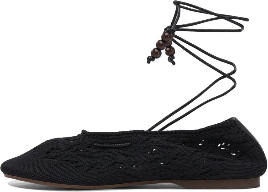 ALOHAS Rozemarijn gehaakte balletflats Black Dames