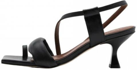 ALOHAS Asymmetric Straps Sandals Zwart Dames