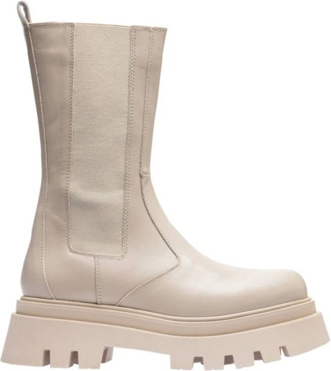 ALOHAS Beige Enkellaarsjes voor vrouwen Beige Dames